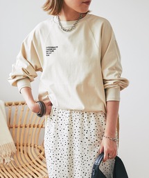 un dix cors（アンディコール）の「《リラクシーな着心地》アーチラインロンTEE（Tシャツ/カットソー）」