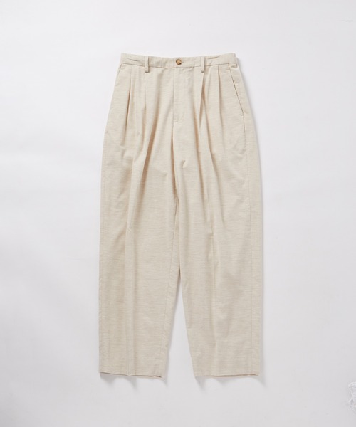 ADAM ET ROPE'(アダムエロペ)の「シャツコール ワイドイージー スラックス / セットアップ対応 / ユニセックス(スラックス・メンズ・ホワイト系その他7/ベージュ系その他2/ブルー系その他2・M/L)」の16枚目の写真