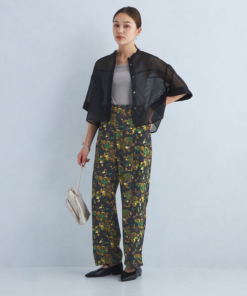 green label relaxing（グリーンレーベルリラクシング）の「フラワー プリント パンツ（その他パンツ・レディース・その他1・FREE）」の9枚目の写真