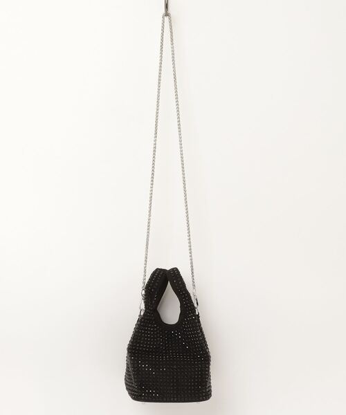 FREE STYLISTS（フリー スタイリスト）の「Y2K ビジューミニバッグ キラキラバッグ バケットバッグ キラキラ ビジュー ハンドバッグ 2WAY（ハンドバッグ・レディース・ブラック/グレー/ブラック系その他・FREE）」の21枚目の写真