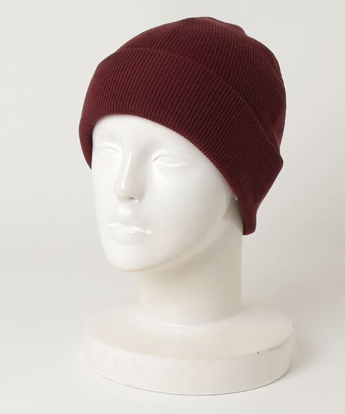 Banana Republic（バナナリパブリック）の「コットンビーニー（ニットキャップ/ビーニー・メンズ・バーガンディー/カーキ/ブラック・ONE SIZE）」の4枚目の写真