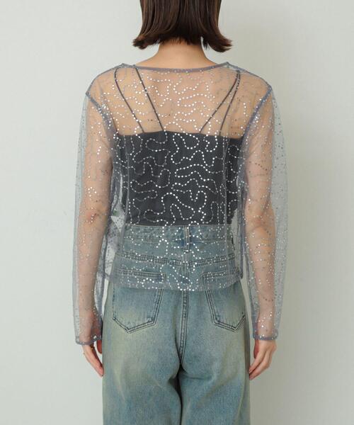 専用♡Chesty スパンコール チュール トップス 無地スパンコールアソートチュールトップス（トップス/その他トップス