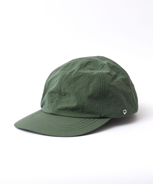 halo commodity(ハロ コモディティー)の「【halo commodity/ハロ コモディティー】Salt Path Cap h243-211 撥水ナイロンキャップ(キャップ・メンズ・ブラック/ネイビー/ベージュ/グリーン・FREE)」の3枚目の写真