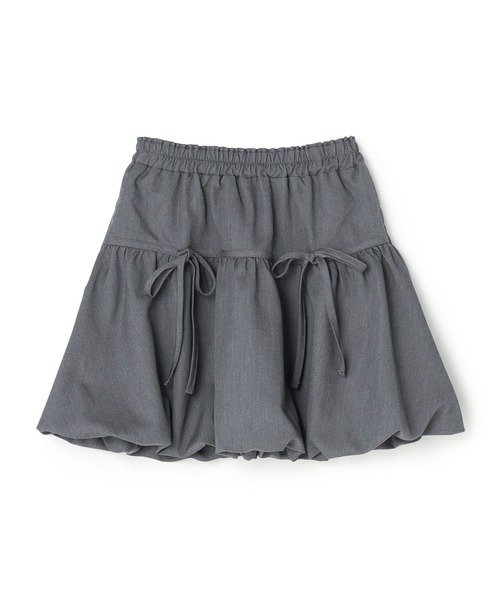 Amourire girl(アムリールガール)の「リボンバルーンスカート/バレエコア(130㎝~160㎝)(スカート・キッズ・オフホワイト/ブラック/グレー・140cm/150cm/160cm)」の20枚目の写真