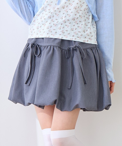 セール】リボンバルーンスカート/バレエコア(130㎝～160