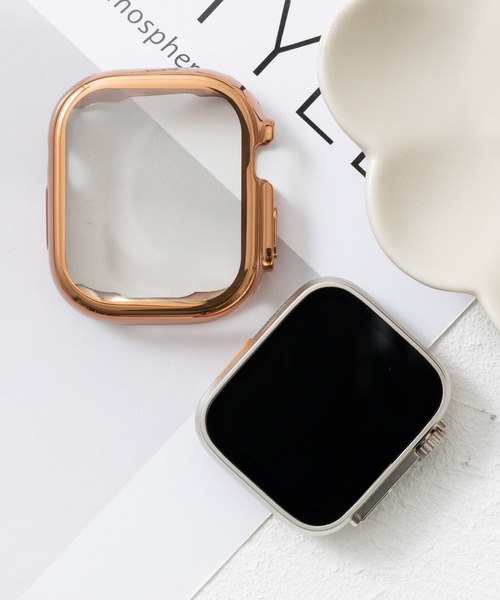 emonique(エモニーク)の「スマートウォッチケース Apple Watch ケース【49mm対応】(デジタル腕時計・レディース・ピンクゴールド/ゴールド/ネイビー/ピンク/クリア/シルバー/ブラック・49)」の6枚目の写真