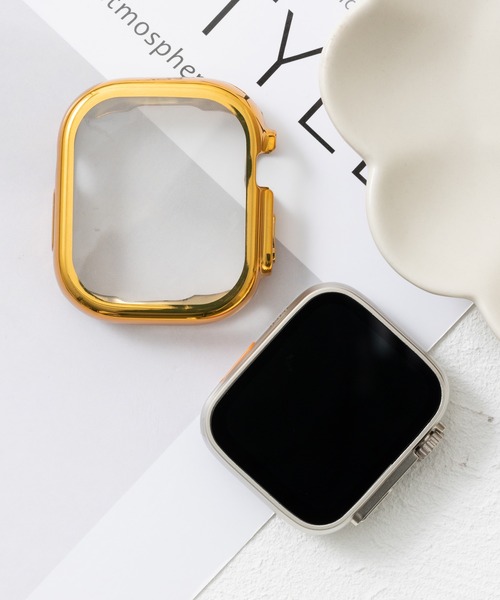 emonique(エモニーク)の「スマートウォッチケース Apple Watch ケース【49mm対応】(デジタル腕時計・レディース・ピンクゴールド/ゴールド/ネイビー/ピンク/クリア/シルバー/ブラック・49)」の5枚目の写真