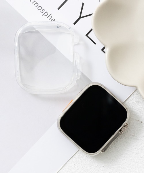 emonique(エモニーク)の「スマートウォッチケース Apple Watch ケース【49mm対応】(デジタル腕時計・レディース・ピンクゴールド/ゴールド/ネイビー/ピンク/クリア/シルバー/ブラック・49)」の7枚目の写真