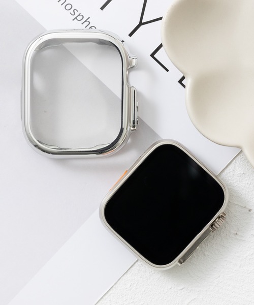 emonique(エモニーク)の「スマートウォッチケース Apple Watch ケース【49mm対応】(デジタル腕時計・レディース・ピンクゴールド/ゴールド/ネイビー/ピンク/クリア/シルバー/ブラック・49)」の9枚目の写真