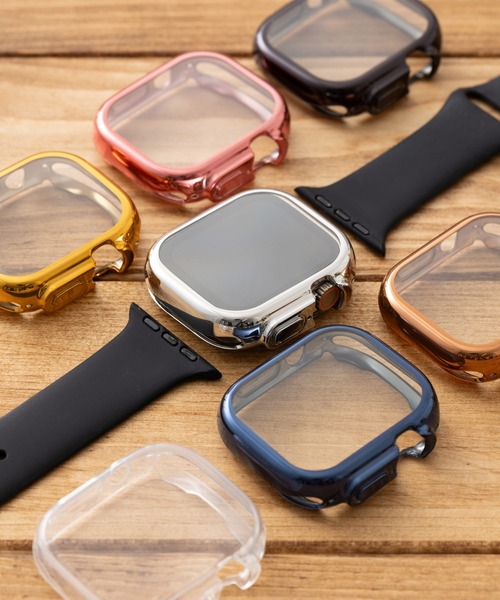 emonique(エモニーク)の「スマートウォッチケース Apple Watch ケース【49mm対応】(デジタル腕時計・レディース・ピンクゴールド/ゴールド/ネイビー/ピンク/クリア/シルバー/ブラック・49)」の8枚目の写真