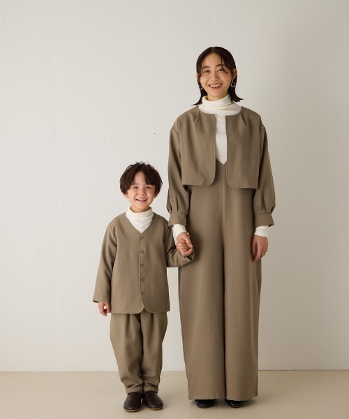 riziere(リジェール)の「MOM:ノーカラージャケット(ノーカラージャケット・レディース・アイボリー/ブラック/ブラウン/ベージュ系・FREE)」の22枚目の写真