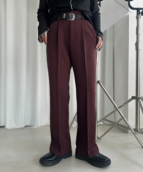 apres jour mignon（アプレジュールミニョン）の「シュエットフレアパンツ【ZOZOTOWN限定アイテム】（その他パンツ・レディース・チャコールグレー/ブラック/ボルドー/マスタード/ブラウン系その他/グレイッシュベージュ・SMALL/MEDIUM/LARGE/X-LARGE）」の20枚目の写真