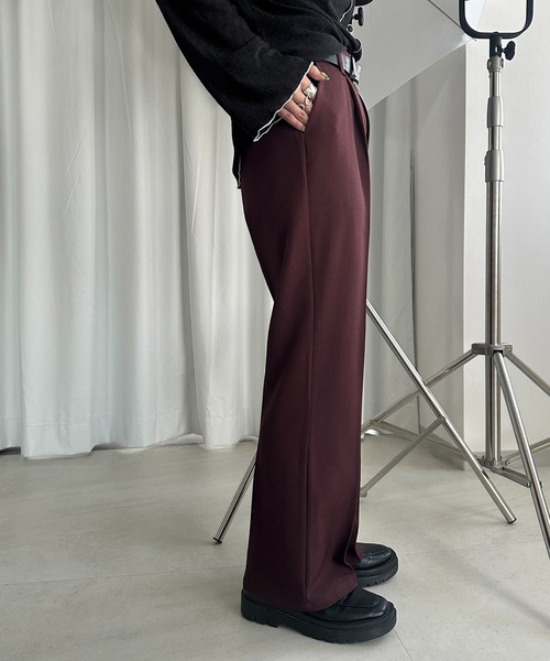 apres jour mignon（アプレジュールミニョン）の「シュエットフレアパンツ【ZOZOTOWN限定アイテム】（その他パンツ・レディース・チャコールグレー/ブラック/ボルドー/マスタード/ブラウン系その他/グレイッシュベージュ・SMALL/MEDIUM/LARGE/X-LARGE）」の21枚目の写真