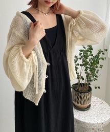 PURE BRIGHT | シアーニットカーディガン(カーディガン/ボレロ)