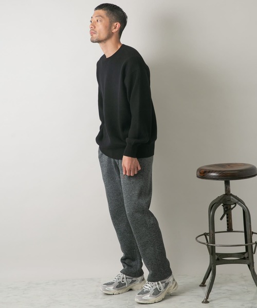 セール】『一部WEB限定カラー』綿カシミヤワイドフィットクルーネック