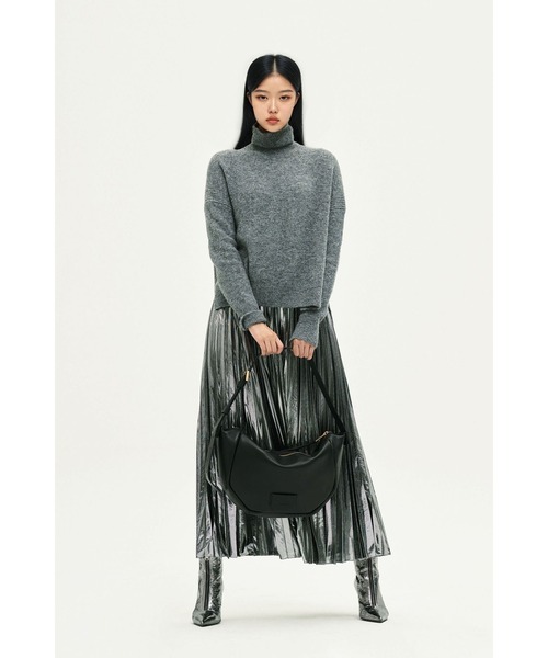 SPARK 2-IN-1 PLEATED MAXI DRESS | SPARK 2-IN-1 プリーツ マキシ ドレス・ワンピース（ワンピース）｜ALLSAINTS（オールセインツ）