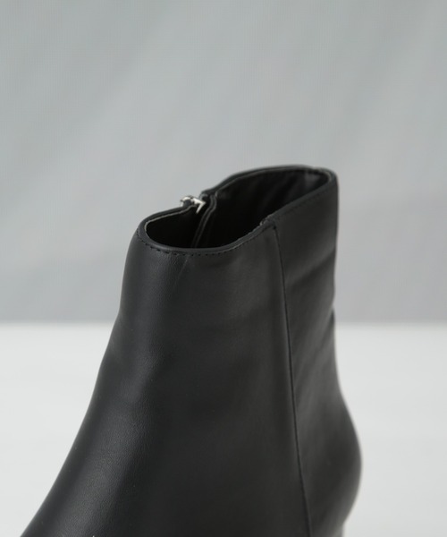 NANO universe（ナノユニバース）の「ショートヒールブーツ（ブーツ・レディース・ベージュ/ブラック・38/36/37）」の13枚目の写真