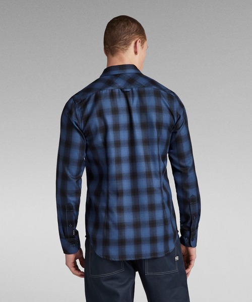 G-STAR(ジースター)の「BRISTUM 2.0 SLIM SHIRT/ミリタリーディテールチェックシャツ(シャツ/ブラウス・メンズ・チェック・SMALL/X-LARGE/MEDIUM/LARGE)」の5枚目の写真