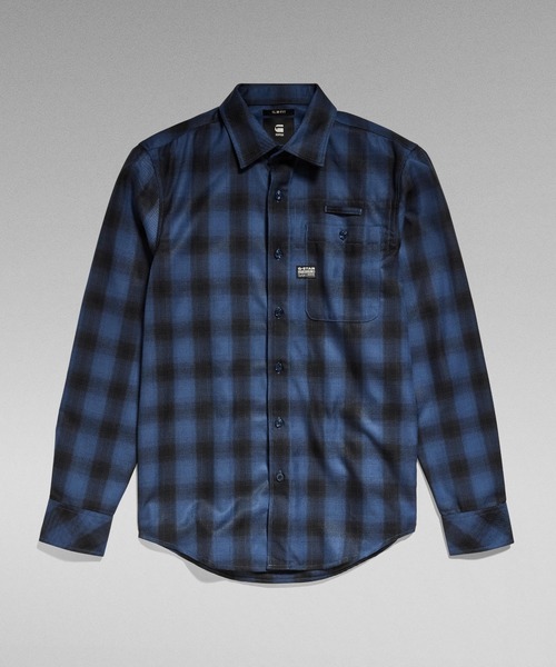 G-STAR(ジースター)の「BRISTUM 2.0 SLIM SHIRT/ミリタリーディテールチェックシャツ(シャツ/ブラウス・メンズ・チェック・SMALL/X-LARGE/MEDIUM/LARGE)」の7枚目の写真