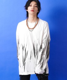 a.p.o.v. グラデーションペイントカットソー