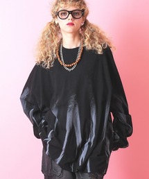 a.p.o.v. グラデーションペイントカットソー