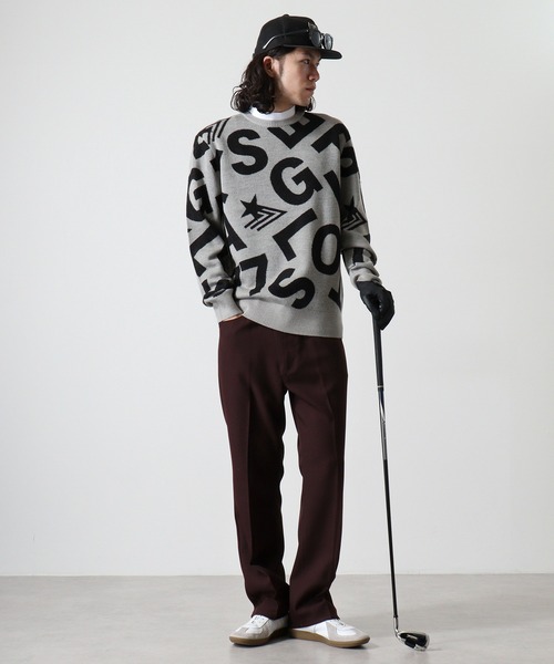 stella77golf（ステラセブンティーンセブンゴルフ）の「ｳｰﾙ混ｺﾞﾙﾌﾈｯｸｾｰﾀｰ（ニット/セーター・メンズ・ブラック/ホワイト/ネイビー/杢グレー/ブルー系・L/XL/XXL/M）」の14枚目の写真