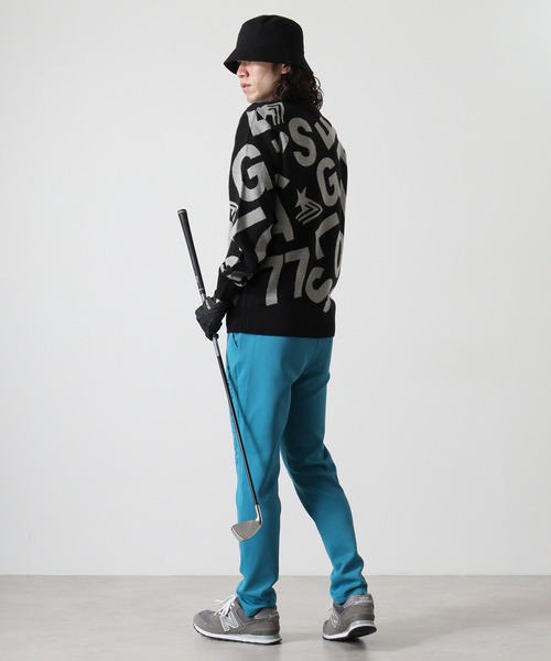 stella77golf（ステラセブンティーンセブンゴルフ）の「ｳｰﾙ混ｺﾞﾙﾌﾈｯｸｾｰﾀｰ（ニット/セーター・メンズ・ブラック/ホワイト/ネイビー/杢グレー/ブルー系・L/XL/XXL/M）」の19枚目の写真