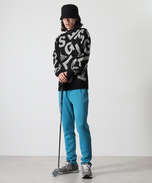 stella77golf（ステラセブンティーンセブンゴルフ）の「ｳｰﾙ混ｺﾞﾙﾌﾈｯｸｾｰﾀｰ（ニット/セーター・メンズ・ブラック/ホワイト/ネイビー/杢グレー/ブルー系・L/XL/XXL/M）」の20枚目の写真