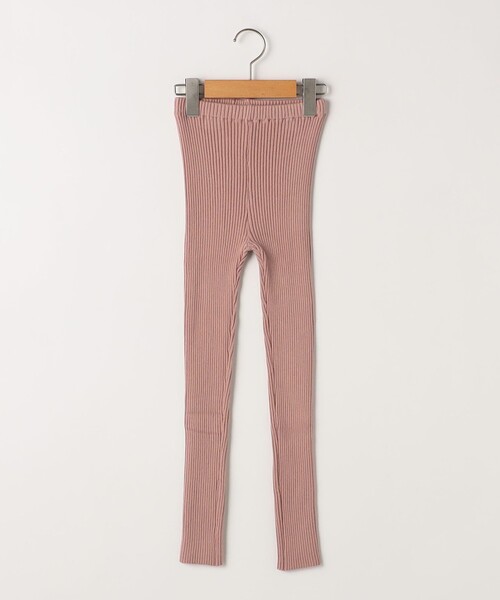 SHIPS（シップス）の「SHIPS KIDS:130～155cm / リブ レギンス（レギンス/スパッツ・キッズ・グリーン/ピンク系その他/グレー/ナチュラル・X-LARGE/LARGE）」の4枚目の写真