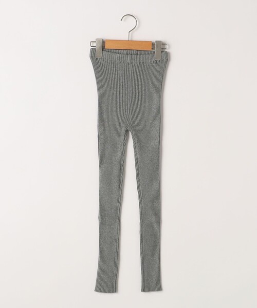 SHIPS（シップス）の「SHIPS KIDS:130～155cm / リブ レギンス（レギンス/スパッツ・キッズ・グリーン/ピンク系その他/グレー/ナチュラル・X-LARGE/LARGE）」の2枚目の写真
