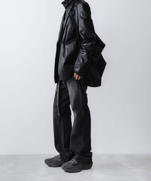 セール】シンセティックレザー 2B JKT / SYNTHETIC LEATHER 2B JKT