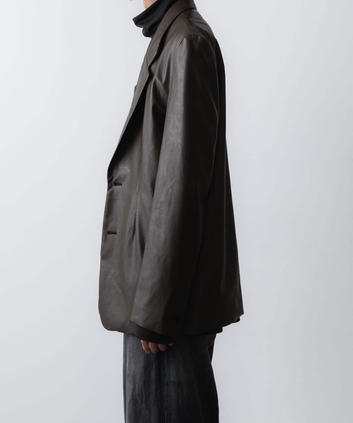 セール】シンセティックレザー 2B JKT / SYNTHETIC LEATHER 2B JKT