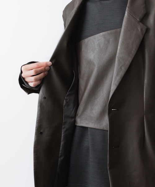 セール】シンセティックレザー 2B JKT / SYNTHETIC LEATHER 2B JKT