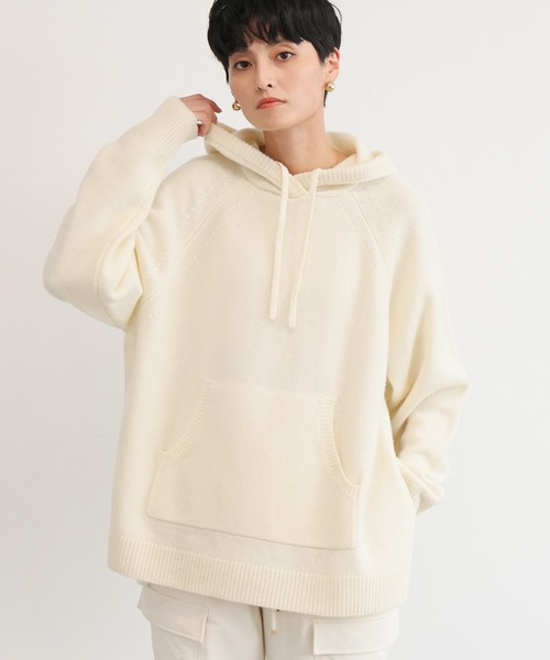 【セール】BARNYARDSTORM / 深スリットニットパーカー（ニット/セーター）｜BARNYARDSTORM（バンヤードストーム）