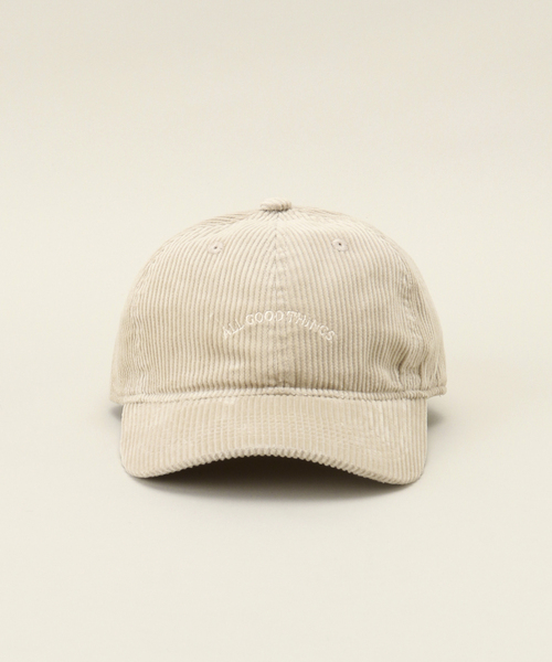 Odds(オッズ)の「Odds/オッズ CORDUROY LOGO CAP(キャップ・レディース・ベージュ/ホワイト/ブラック・FREE)」の4枚目の写真