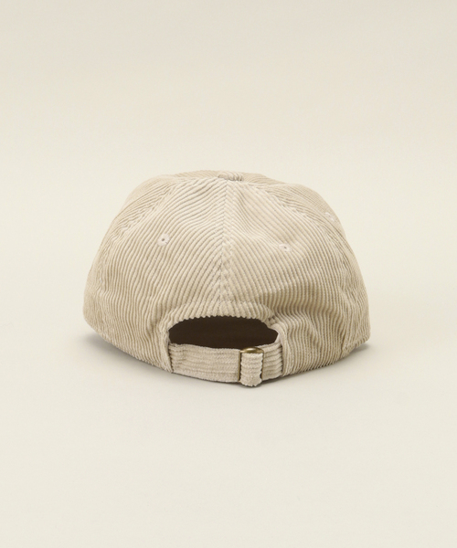 Odds(オッズ)の「Odds/オッズ CORDUROY LOGO CAP(キャップ・レディース・ベージュ/ホワイト/ブラック・FREE)」の6枚目の写真