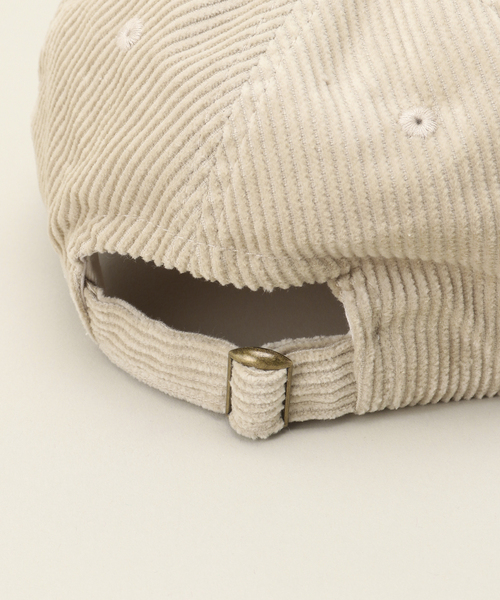 Odds(オッズ)の「Odds/オッズ CORDUROY LOGO CAP(キャップ・レディース・ベージュ/ホワイト/ブラック・FREE)」の9枚目の写真