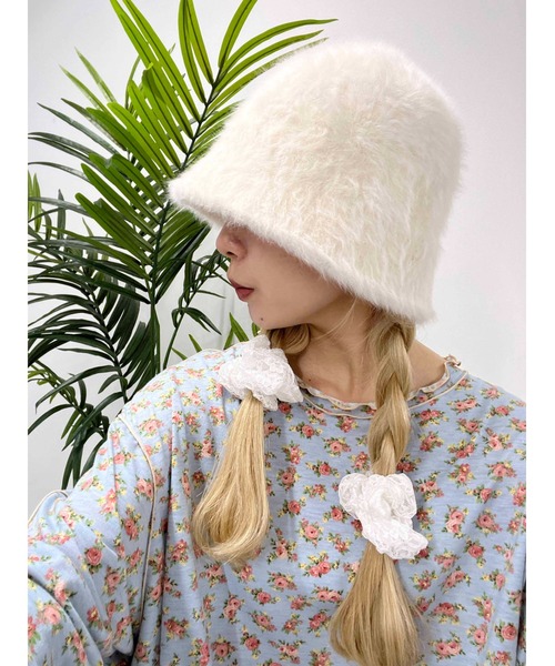 PHILLY（フィリー）の「【PHILLY】フェザータッチハット（ハット・レディース・ブラウン/ブラック/ホワイト・FREE）」の2枚目の写真