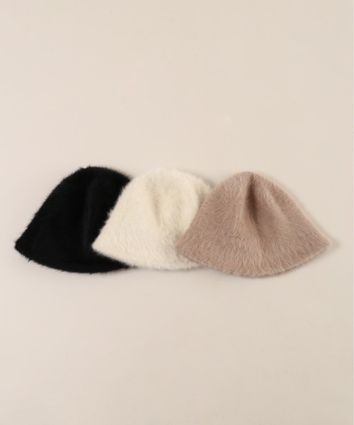 PHILLY（フィリー）の「【PHILLY】フェザータッチハット（ハット・レディース・ブラウン/ブラック/ホワイト・FREE）」の4枚目の写真