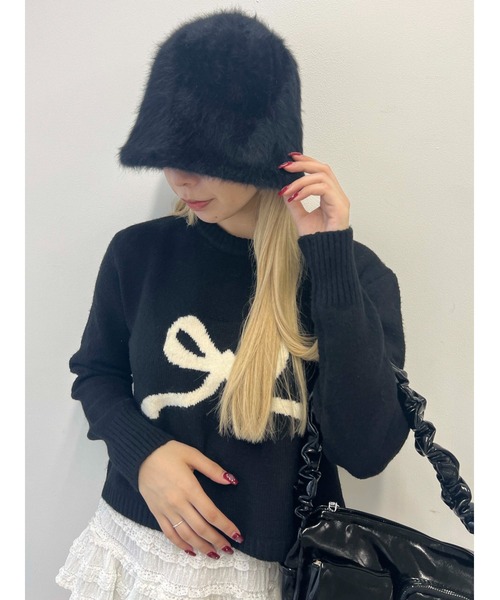 PHILLY（フィリー）の「【PHILLY】フェザータッチハット（ハット・レディース・ブラウン/ブラック/ホワイト・FREE）」の14枚目の写真