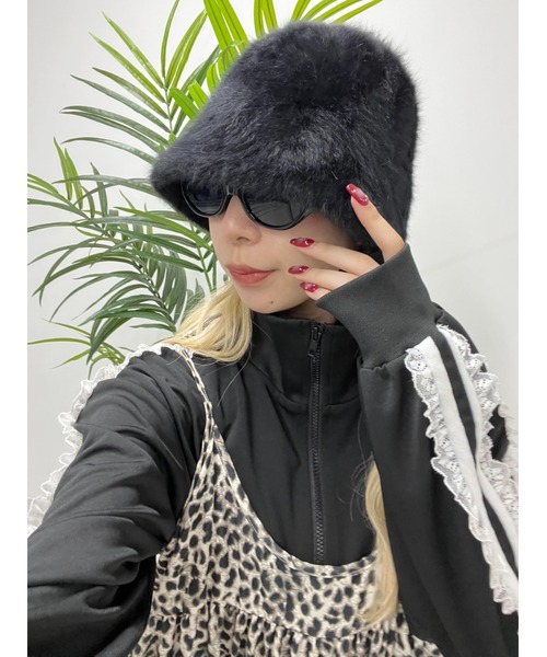 PHILLY（フィリー）の「【PHILLY】フェザータッチハット（ハット・レディース・ブラウン/ブラック/ホワイト・FREE）」の17枚目の写真