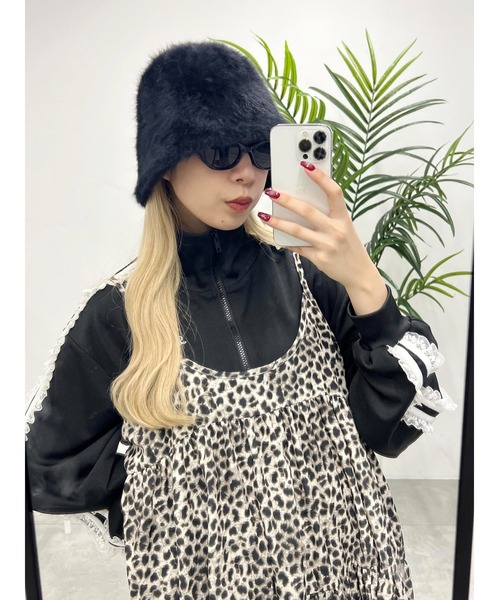 PHILLY（フィリー）の「【PHILLY】フェザータッチハット（ハット・レディース・ブラウン/ブラック/ホワイト・FREE）」の18枚目の写真