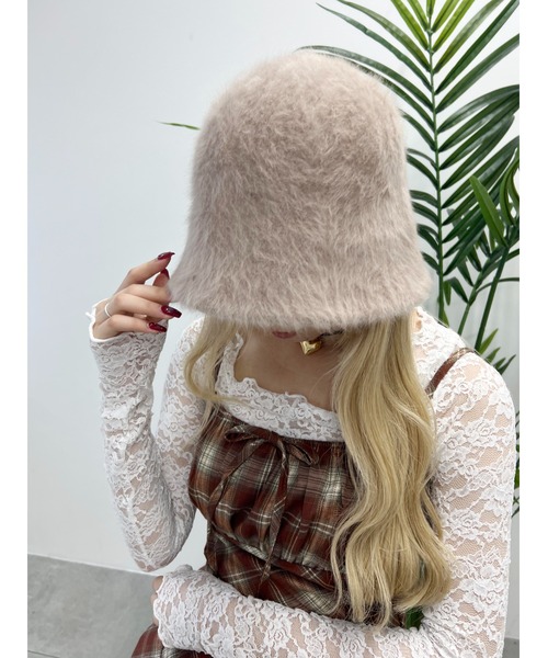 PHILLY（フィリー）の「【PHILLY】フェザータッチハット（ハット・レディース・ブラウン/ブラック/ホワイト・FREE）」の19枚目の写真