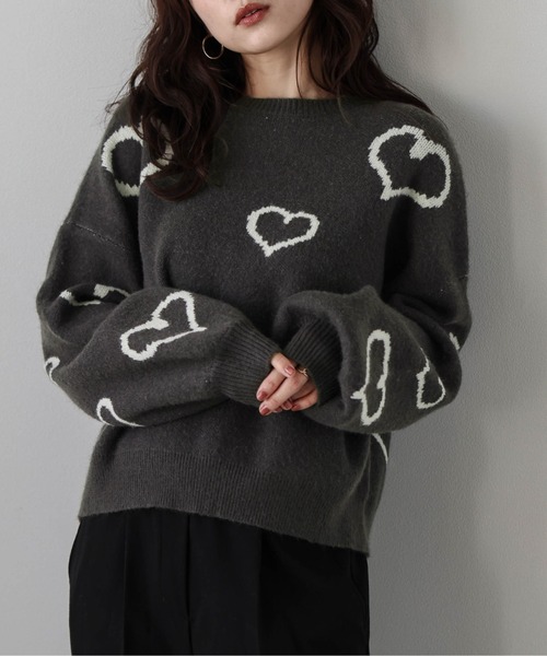 WRAPINKNOT ランダムハートニット WRAPINKNOT ランダムハートニット WRAPINKNOT (ラッピンノット)の通販