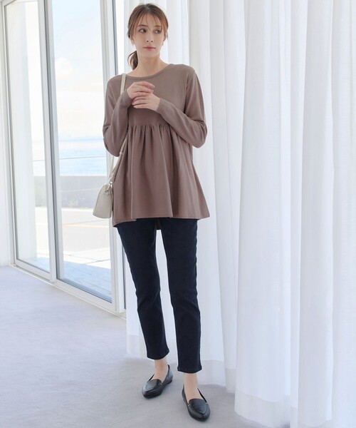 Tiaclasse(ティアクラッセ)の「マシュマロタッチデニムパンツ(デニムパンツ・レディース・ネイビー/ブルー・S/M/L)」の19枚目の写真