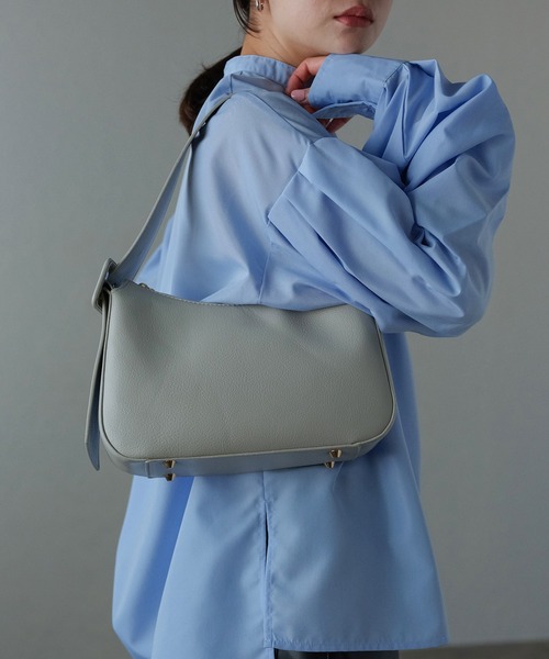 【Smooth Mood】Gus Bag Dune beige blue ショルダーバッグ Bags - Bags - Smooth Mood