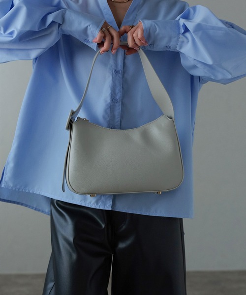 【Smooth Mood】Gus Bag Dune beige blue ショルダーバッグ Bags - Bags - Smooth Mood