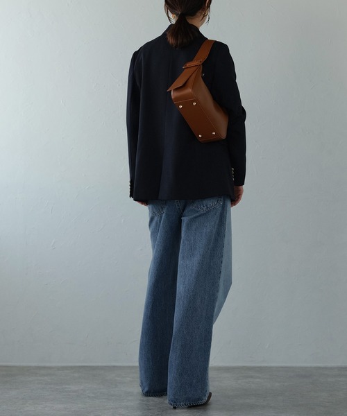 グッシオベーシック】幅広ベルトワンショルダーバッグ