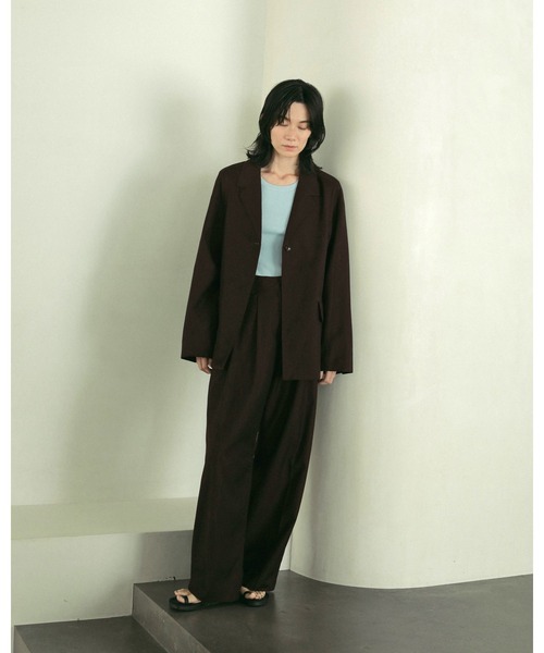 セール】Twill Wide Pants（その他パンツ）｜anuke（アンヌーク