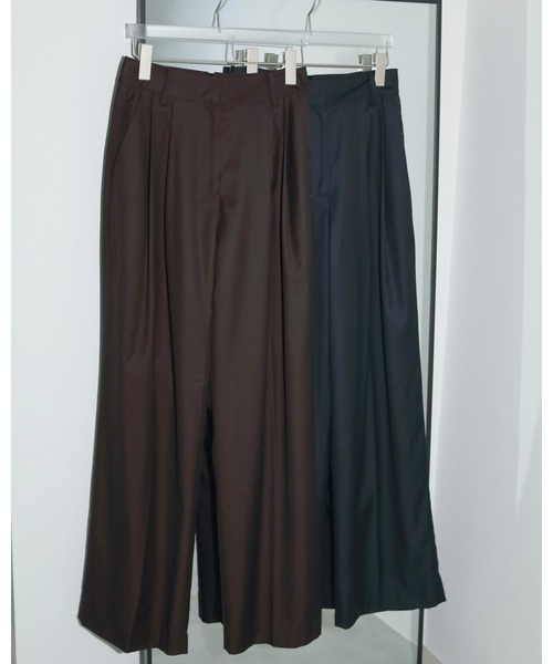 セール】Twill Wide Pants（その他パンツ）｜anuke（アンヌーク